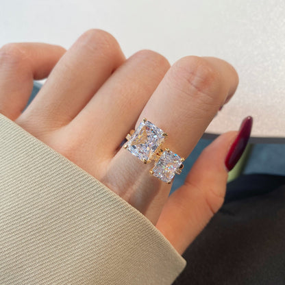 [Vera Jewelry]4.0 Carat Ornate Enchanting Radiand Cut Banquet Ring