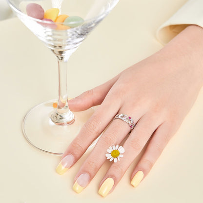 [Vera Jewelry]Sparkling Vibrant Emerald Cut Daily Ring