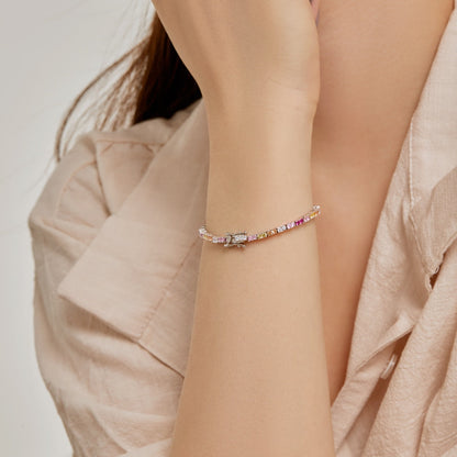 [Vera Jewelry]Delicate Romantic Heart Shape Lover Bracelet