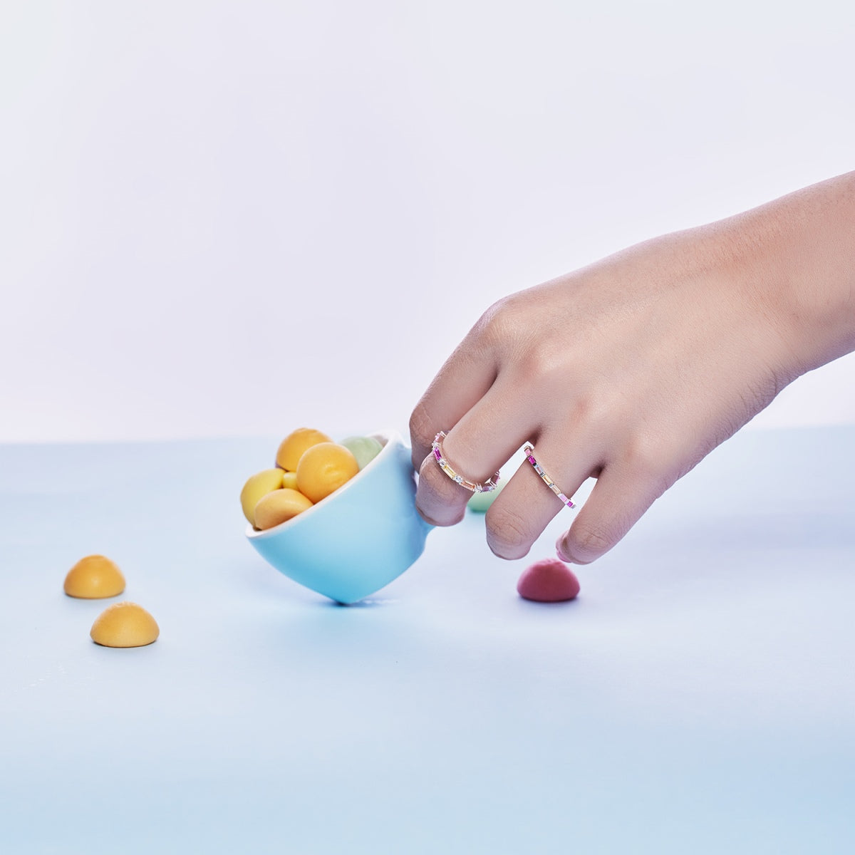 [Vera Jewelry]Lively In Shades Elegant Radiant Cut Daily Ring