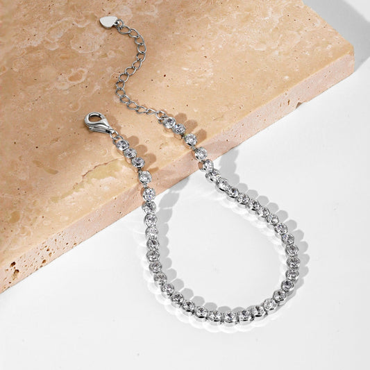 [Vera Jewelry]Dazzling Sparkling Round Cut Daily Bracelet