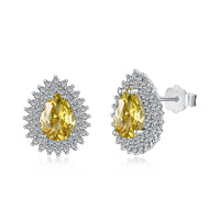 [Vera Jewelry]Delicate Gorgeous Pear Cut Daily Earrings