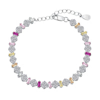 [Vera Jewelry]Radiant Colorful Round Shape Daily Bracelet