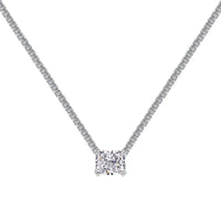 [Vera Jewelry]4.0 Carat Elegant Radiant Cut Necklace