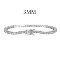 [Vera Jewelry]Dainty Charming Round Cut Tennis Bracelet