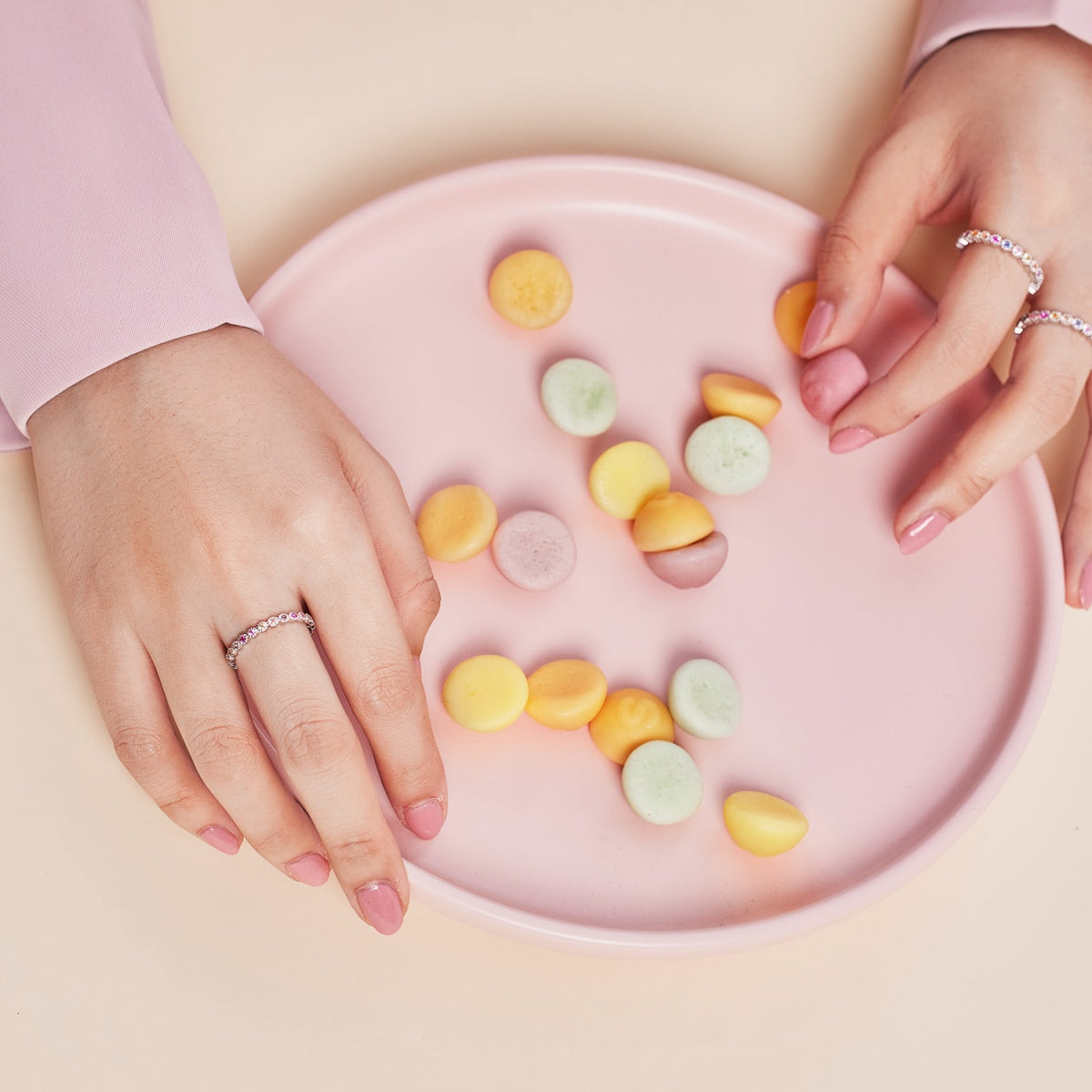 [Vera Jewelry]Exquisite Colorful Round Cut Party Ring