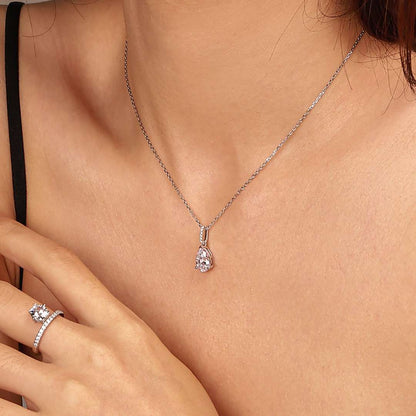 [Vera Jewelry]Delicate Water Drop Shape Fashion Necklace