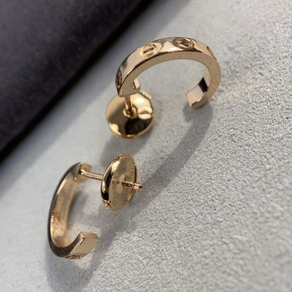 [Vera  Jewelry]LOVE EARRINGS 2.65MM PINK GOLD