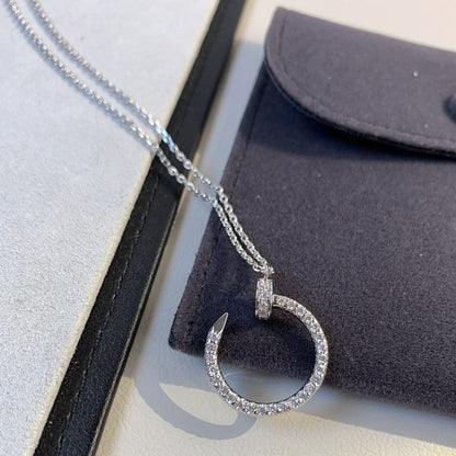 [Vera Jewelry]JUSTE NECKLACE SILVER DIAMONDS