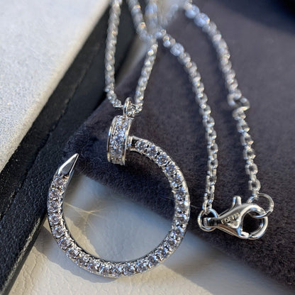 [Vera Jewelry]JUSTE NECKLACE SILVER DIAMONDS