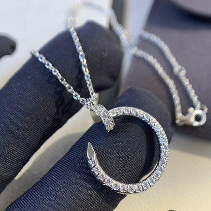 [Vera Jewelry]JUSTE NECKLACE SILVER DIAMONDS