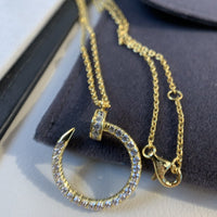 [Vera Jewelry]JUSTE NECKLACE GOLD DIAMONDS