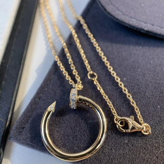 [Vera Jewelry]JUSTE NECKLACE PINK GOLD
