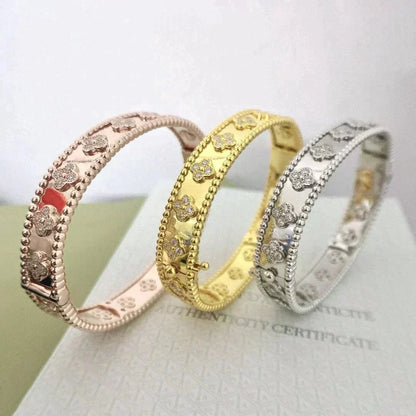 [Vera Jewelry]CLOVER BRACELET 8MM DIAMONDS