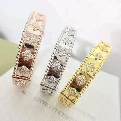 [Vera Jewelry]CLOVER BRACELET 8MM DIAMONDS