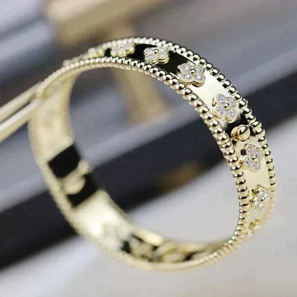 [Vera  Jewelry]CLOVER BRACELET 8MM DIAMONDS