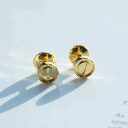 [Vera  Jewelry]LOVE EARRINGS GOLD 10MM