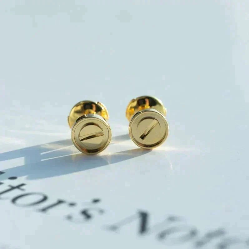 [Vera  Jewelry]LOVE EARRINGS GOLD 10MM