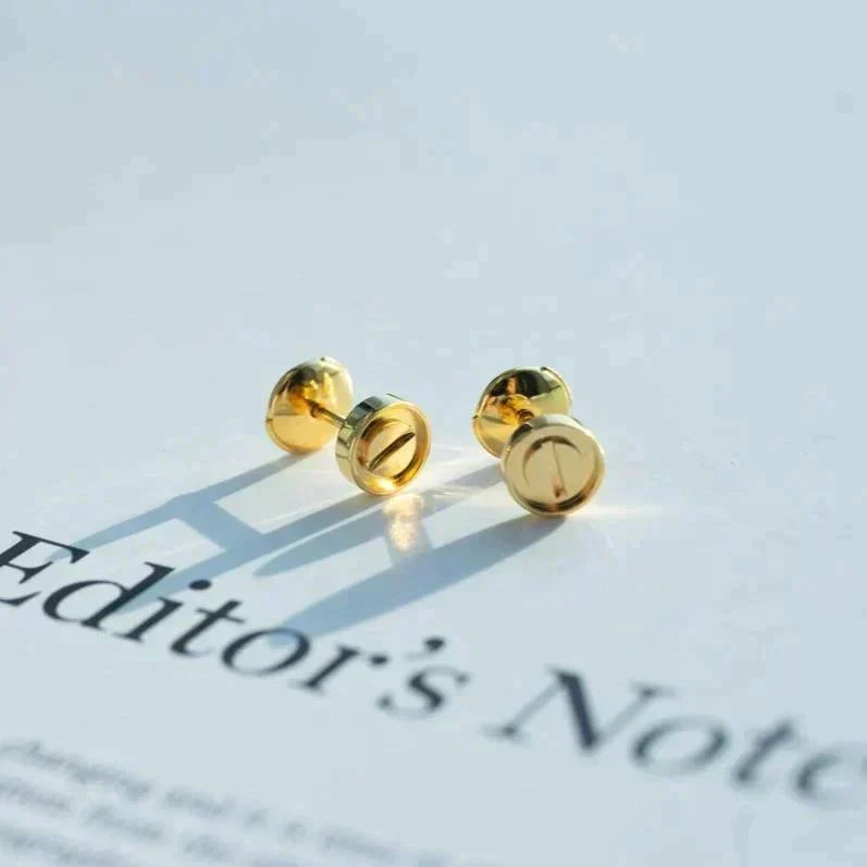 [Vera  Jewelry]LOVE EARRINGS GOLD 10MM