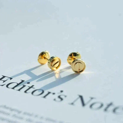 [Vera  Jewelry]LOVE EARRINGS GOLD 10MM