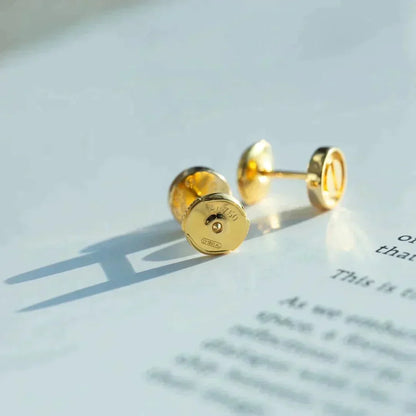 [Vera  Jewelry]LOVE EARRINGS GOLD 10MM