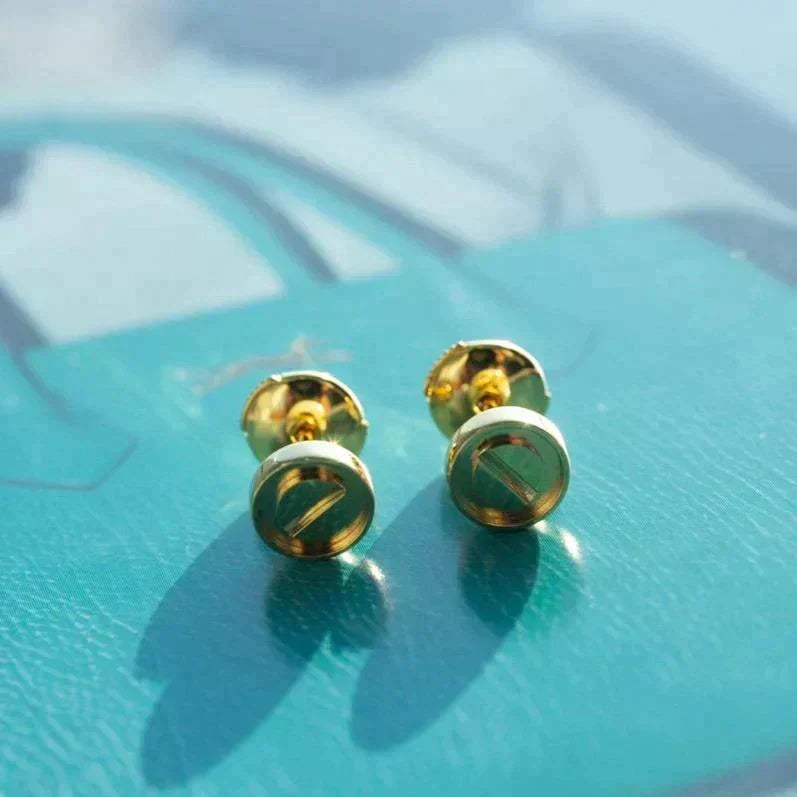 [Vera  Jewelry]LOVE EARRINGS GOLD 10MM