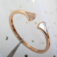[Vera Jewelry]DREAM BRACELET OPEN PINK GOLD MOP DIAMOND
