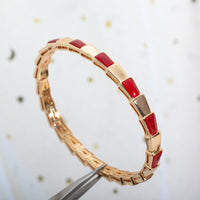 [Vera Jewelry]SERPENTI BRACELET PINK GOLD RUBELLITE