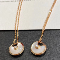 [Vera Jewelry]AMULETTE ROSE GOLD MOP NECKLACE