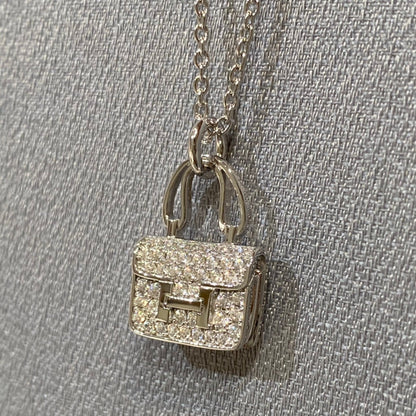 [Vera  Jewelry]CONSTANCE PEDANT DIAMOND NECKLACE