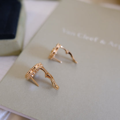 [Vera Jewelry]LUCKY PINK GOLD WHITE MOP EARRINGS