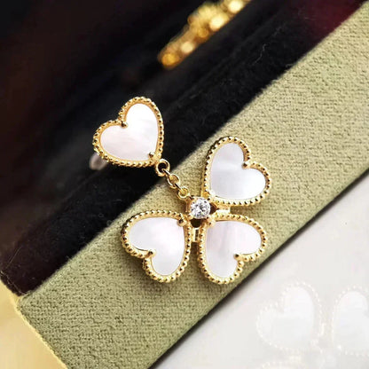 [Vera  Jewelry]CLOVER SWEET WHITE MOP EARRINGS