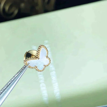 [Vera  Jewelry]SWEET BUTTERFLY MOP EARSTUDS