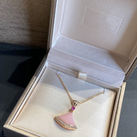 [Vera Jewelry]TRAUM HALSKETTE ROSA OPAL