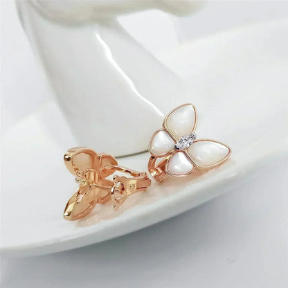 [Vera Jewelry]BUTTERFLY MOP DIAMOND EARRINGS