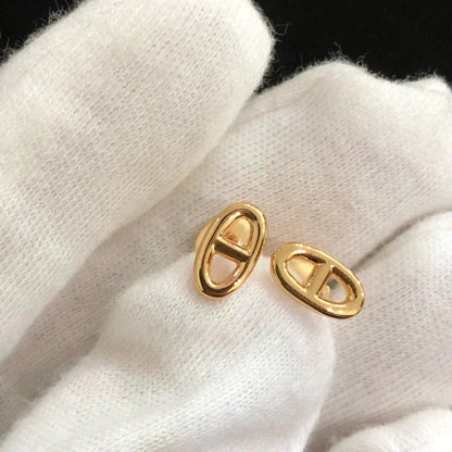 [Vera  Jewelry]CHAINE SMALL EARRINGS GOLD AND SILVER