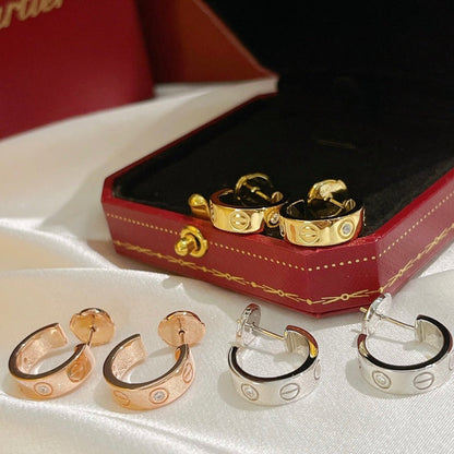[Vera  Jewelry]LOVE EARRINGS 5.7MM 2 DIAMONDS