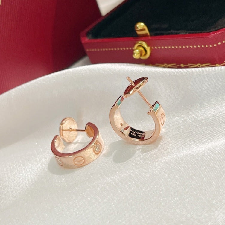 [Vera  Jewelry]LOVE EARRINGS 5.7MM 2 DIAMONDS