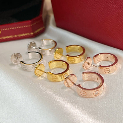 [Vera  Jewelry]LOVE EARRINGS 5.7MM 2 DIAMONDS