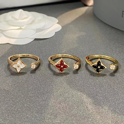 [Vera  Jewelry]STAR 1 DIAMOND OPEN RING