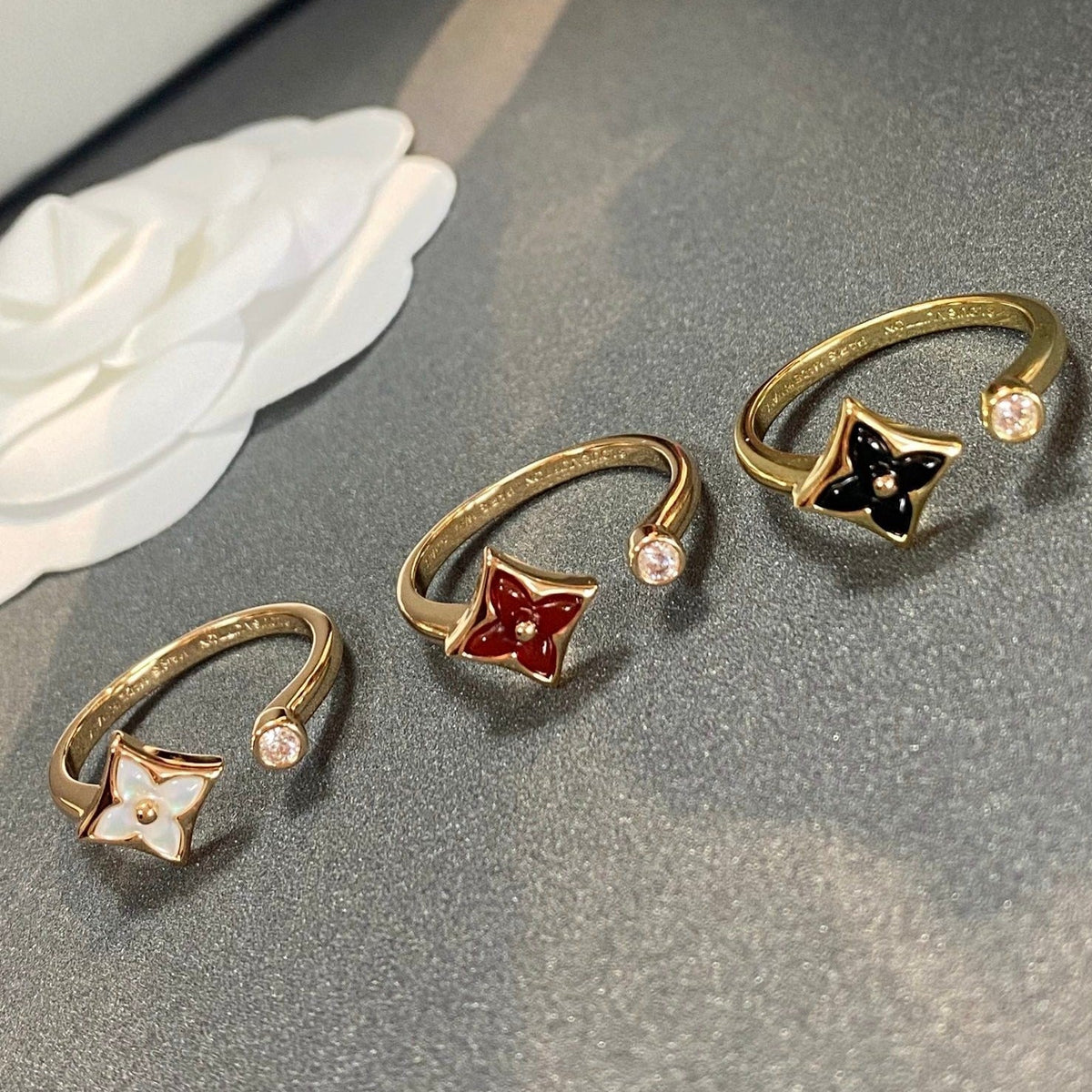 [Vera Jewelry]STAR 1 DIAMOND OPEN RING