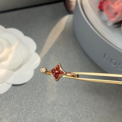 [Vera Jewelry]STAR 1 DIAMOND OPEN RING