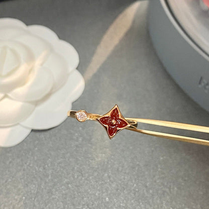 [Vera Jewelry]STAR 1 DIAMOND OPEN RING