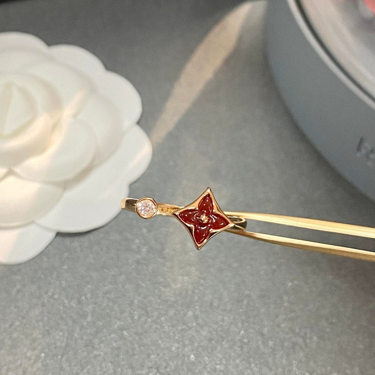 [Vera  Jewelry]STAR 1 DIAMOND OPEN RING