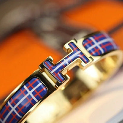 [Vera Jewelry]H TARTAN BRACELET 12MM