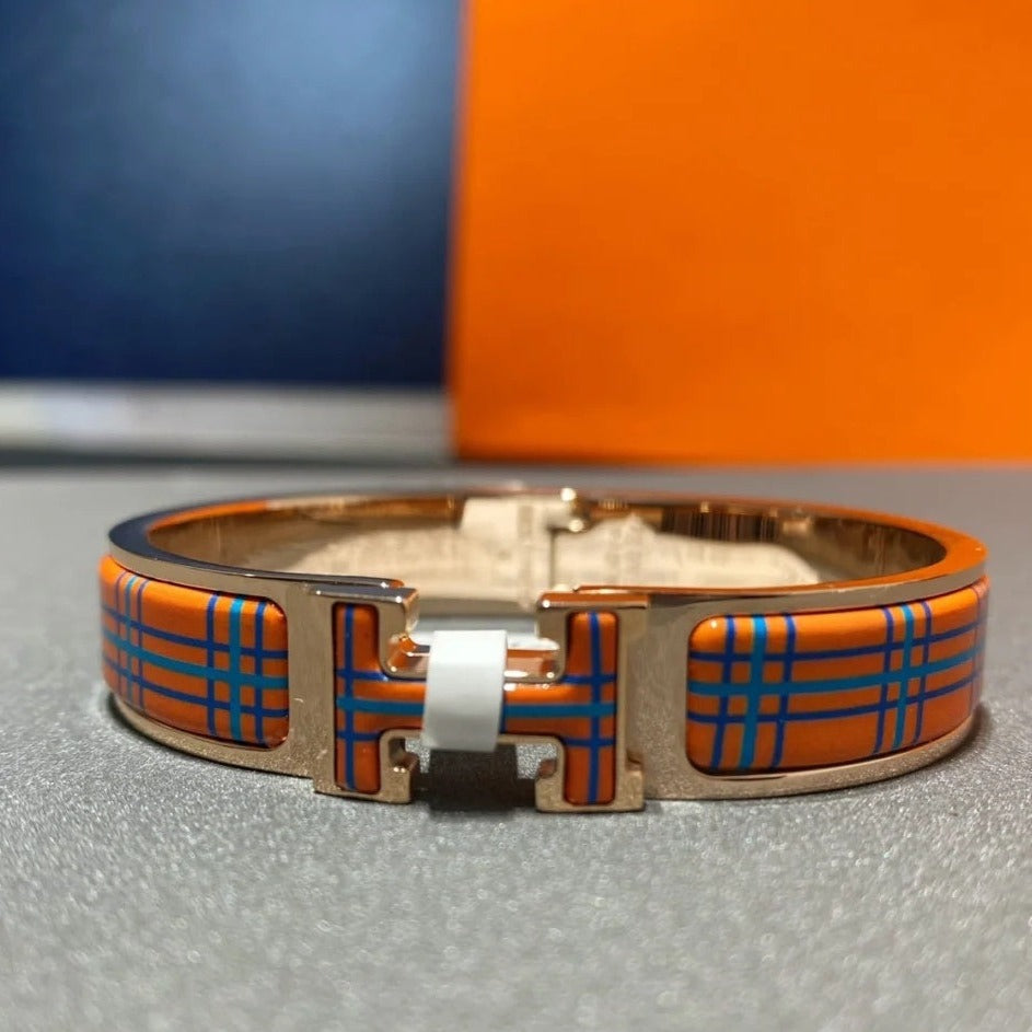 [Vera Jewelry]H TARTAN BRACELET 12MM