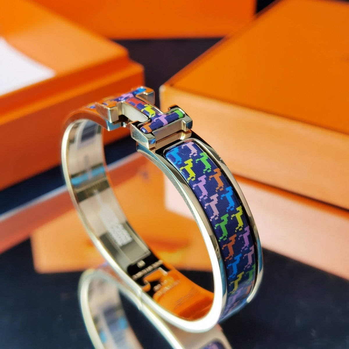 [Vera Jewelry]H HORSE BRACELET 12MM