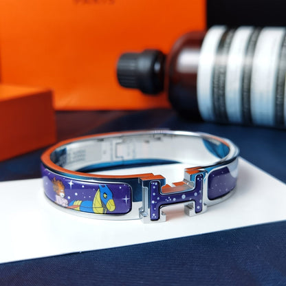 [Vera Jewelry]H STAR AND MOON BRACELET 12MM