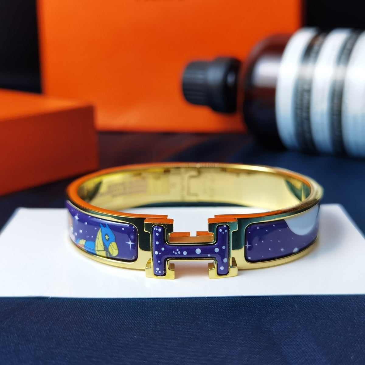 [Vera Jewelry]H STAR AND MOON BRACELET 12MM