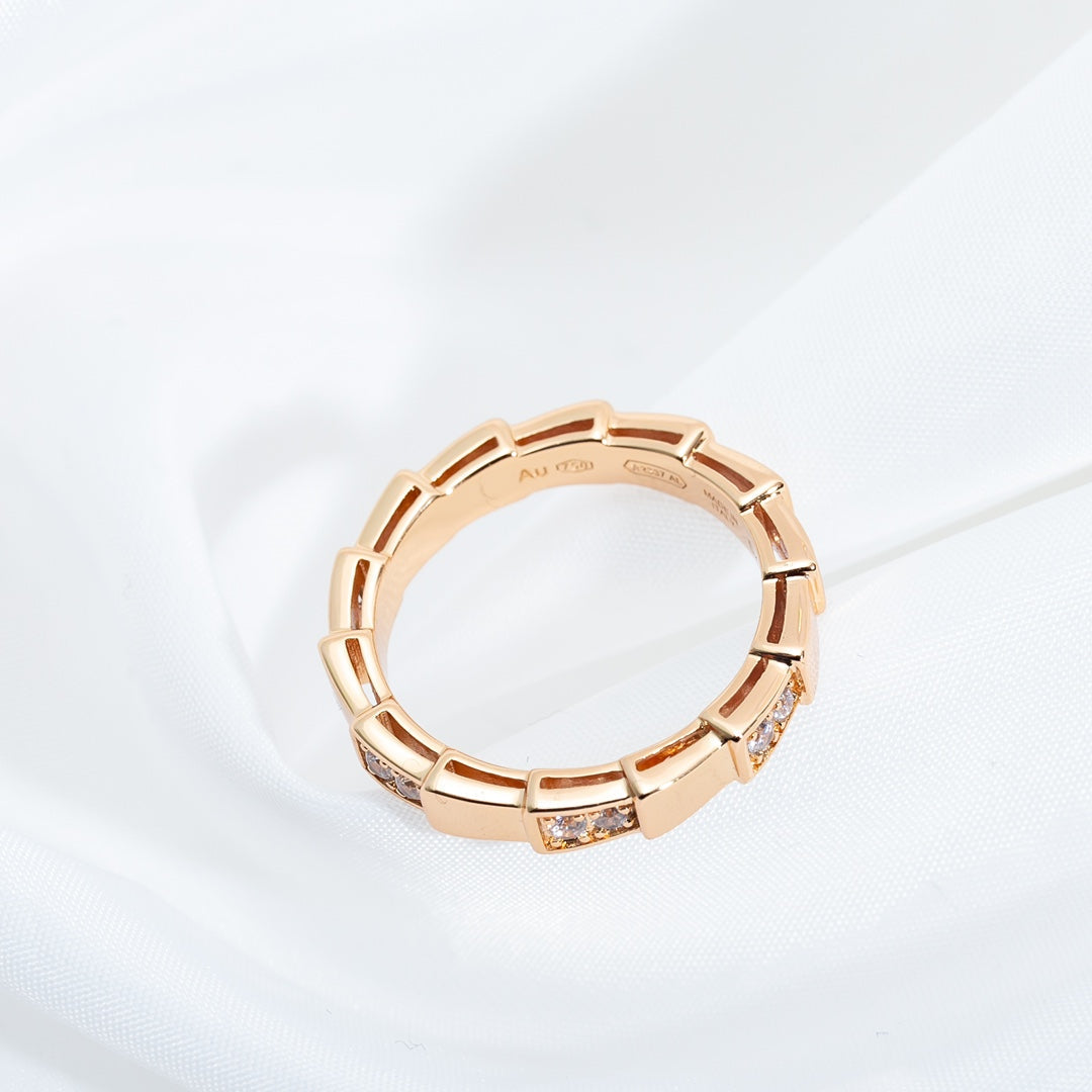[Vera]SERPENTI RING PINK GOLD  3MM